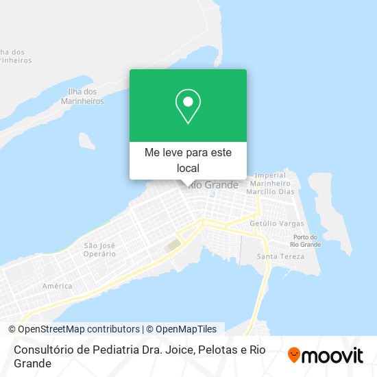 Consultório de Pediatria Dra. Joice mapa