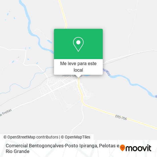 Comercial Bentogonçalves-Posto Ipiranga mapa