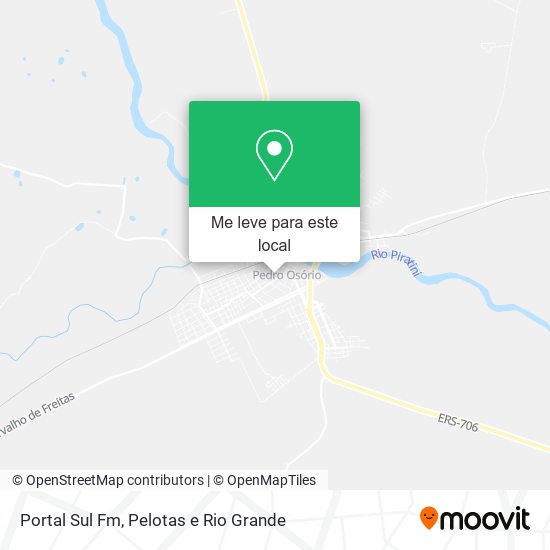 Portal Sul Fm mapa