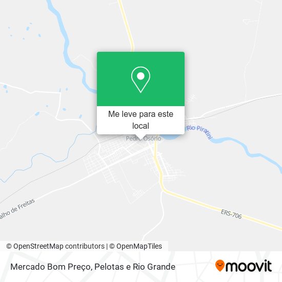 Mercado Bom Preço mapa