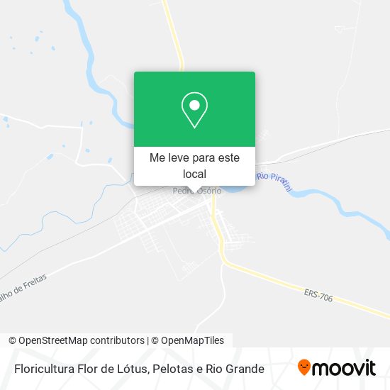 Floricultura Flor de Lótus mapa