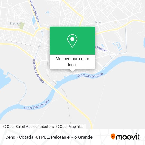 Ceng - Cotada -UFPEL mapa