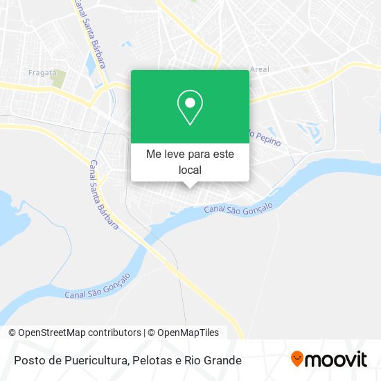 Posto de Puericultura mapa