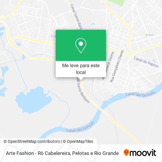 Arte Fashion - Rô Cabelereira mapa