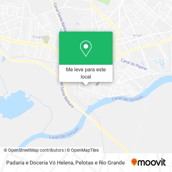 Padaria e Doceria Vó Helena mapa