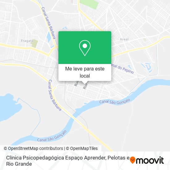 Clínica Psicopedagógica Espaço Aprender mapa