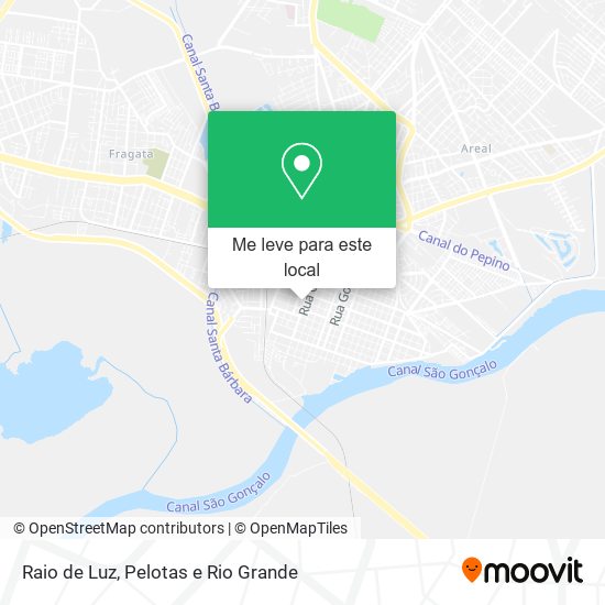 Raio de Luz mapa