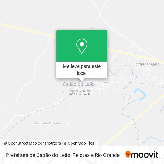 Prefeitura de Capão do Leão mapa