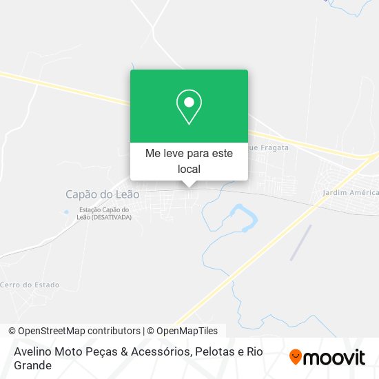 Avelino Moto Peças & Acessórios mapa