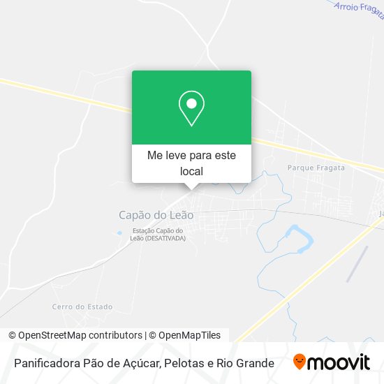 Panificadora Pão de Açúcar mapa
