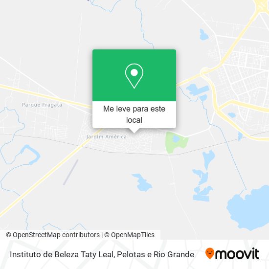 Instituto de Beleza Taty Leal mapa