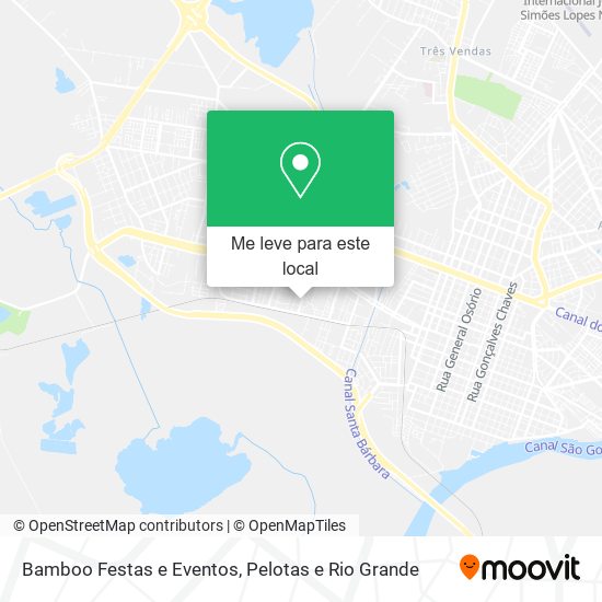 Bamboo Festas e Eventos mapa