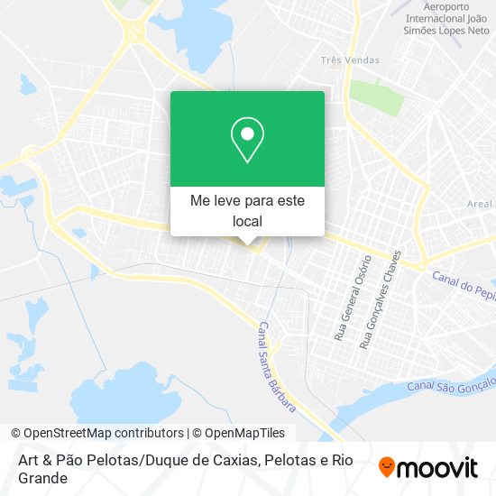 Art & Pão Pelotas / Duque de Caxias mapa