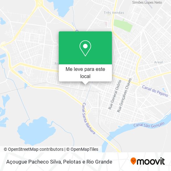 Açougue Pacheco Silva mapa