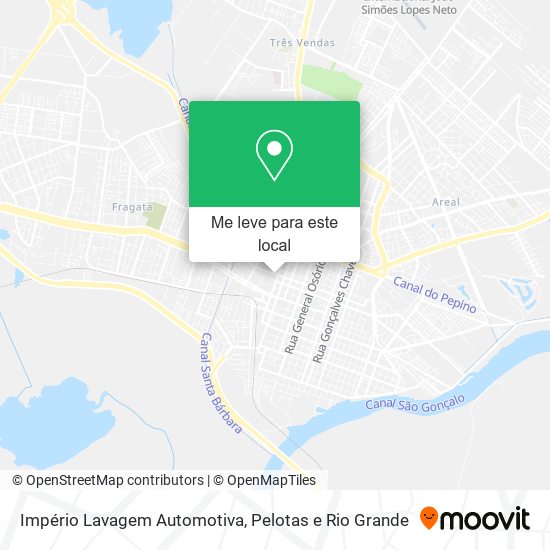 Império Lavagem Automotiva mapa