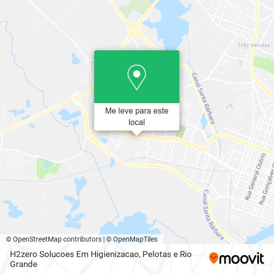 H2zero Solucoes Em Higienizacao mapa