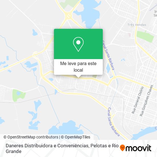 Daneres Distribuidora e Conveniências mapa