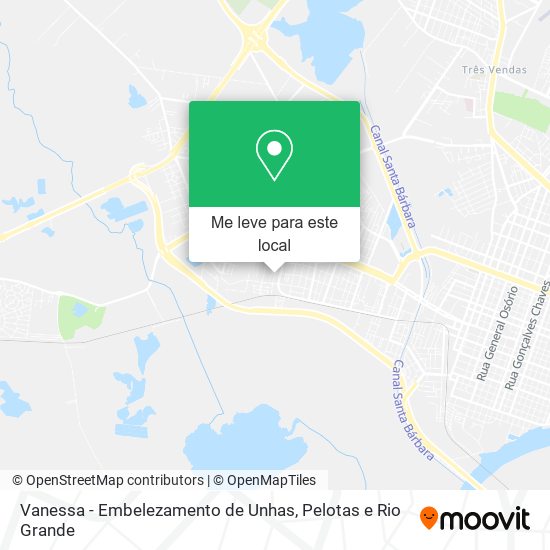 Vanessa - Embelezamento de Unhas mapa