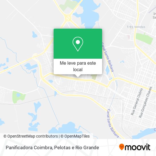 Panificadora Coimbra mapa