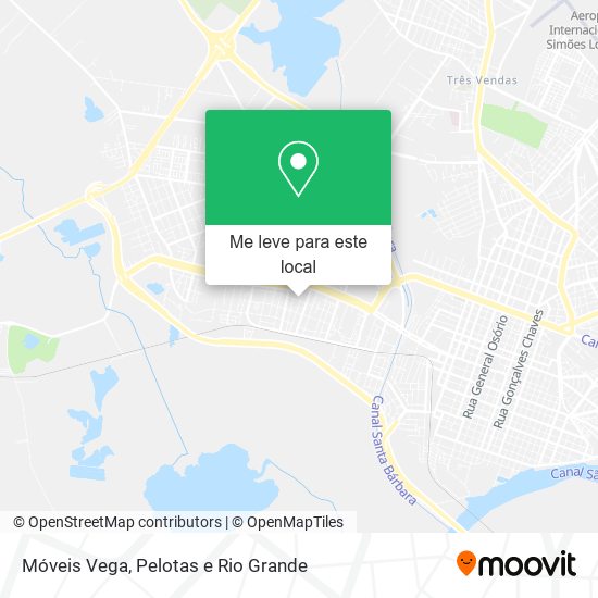 Móveis Vega mapa