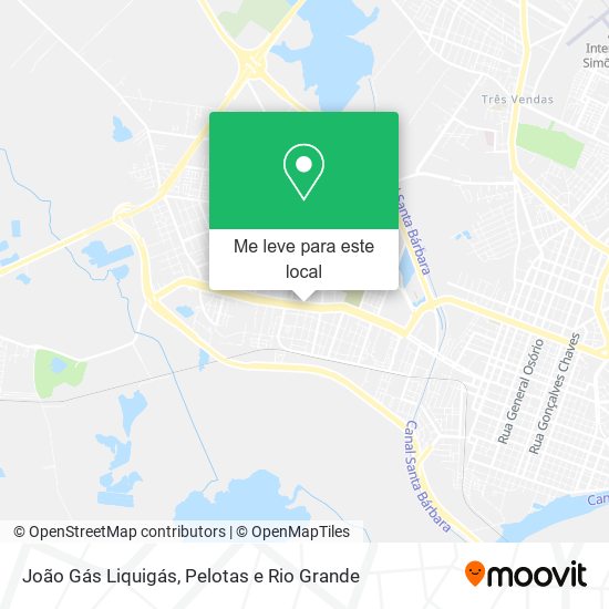 João Gás Liquigás mapa