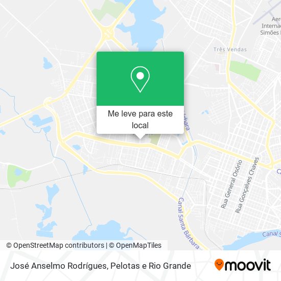 José Anselmo Rodrígues mapa