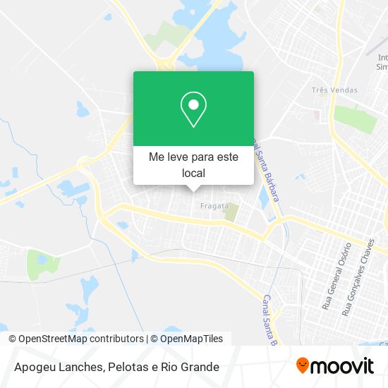 Apogeu Lanches mapa