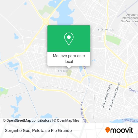 Serginho Gás mapa