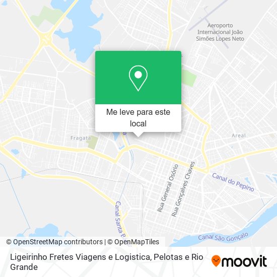 Ligeirinho Fretes Viagens e Logistica mapa