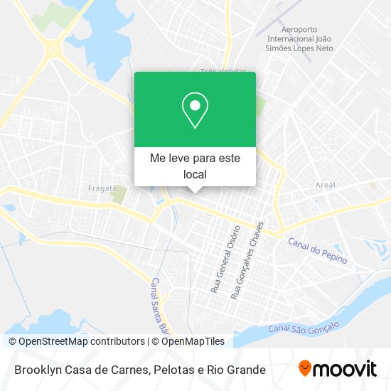 Brooklyn Casa de Carnes mapa
