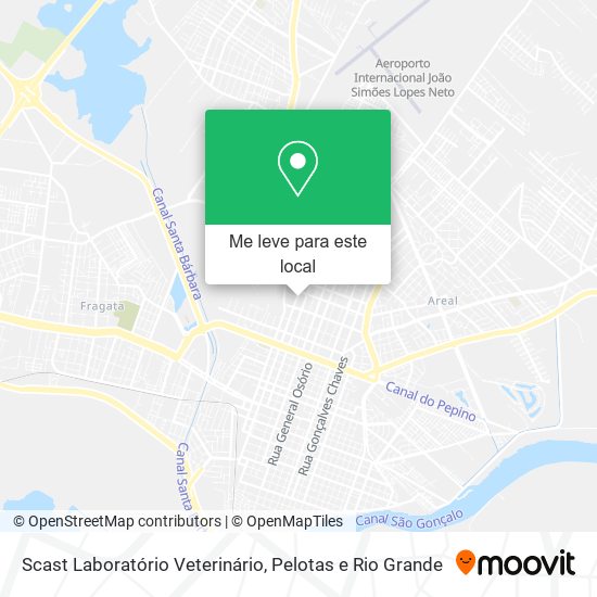 Scast Laboratório Veterinário mapa