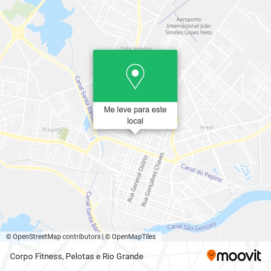 Corpo Fitness mapa