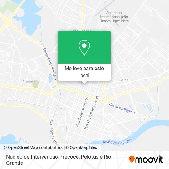 Núcleo de Intervenção Precoce mapa