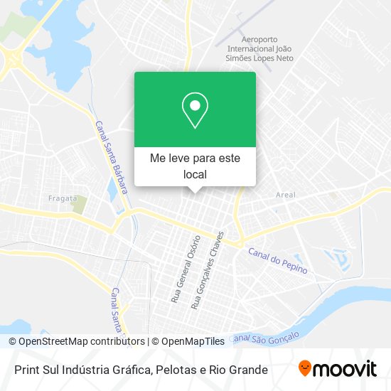 Print Sul Indústria Gráfica mapa