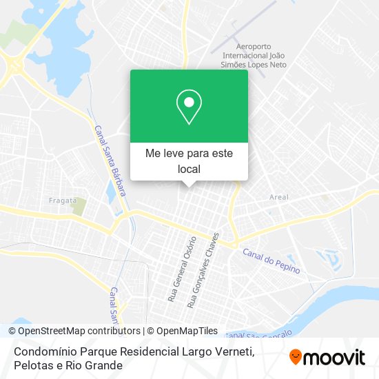 Condomínio Parque Residencial Largo Verneti mapa