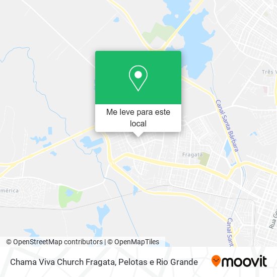 Chama Viva Church Fragata mapa