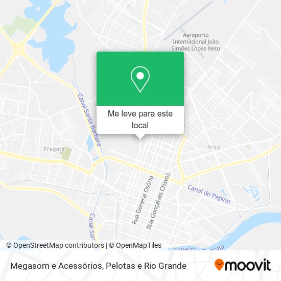 Megasom e Acessórios mapa