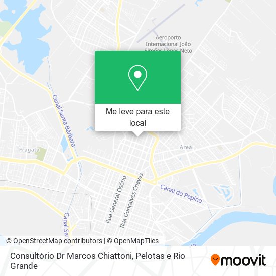 Consultório Dr Marcos Chiattoni mapa