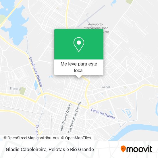 Gladis Cabeleireira mapa