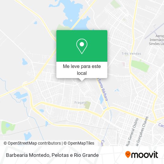 Barbearia Montedo mapa