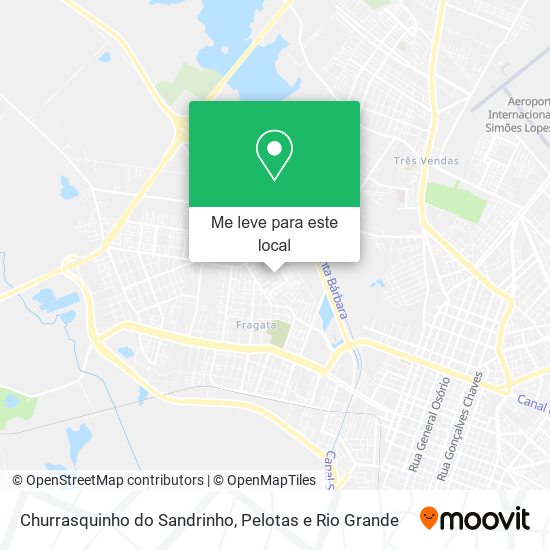 Churrasquinho do Sandrinho mapa