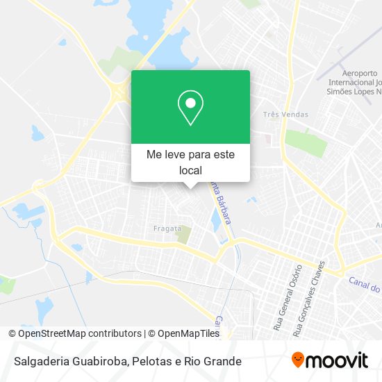Salgaderia Guabiroba mapa