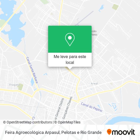 Feira Agroecológica Arpasul mapa