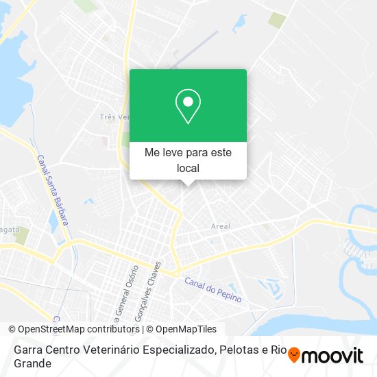 Garra Centro Veterinário Especializado mapa