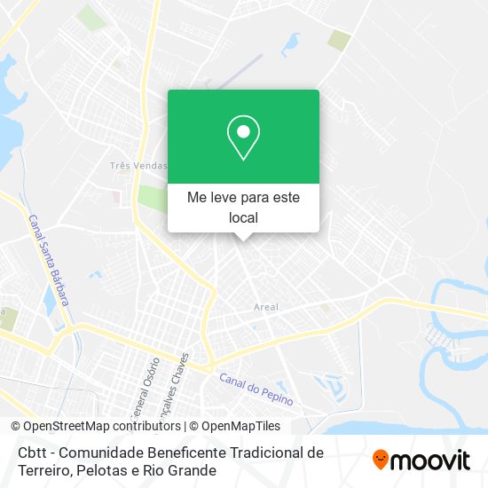 Cbtt - Comunidade Beneficente Tradicional de Terreiro mapa