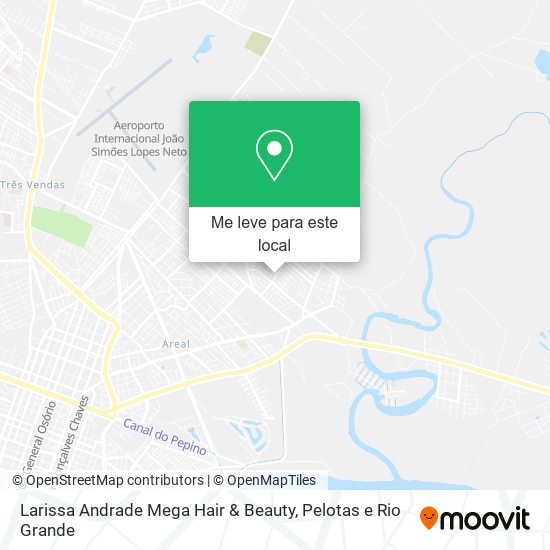 Larissa Andrade Mega Hair & Beauty mapa