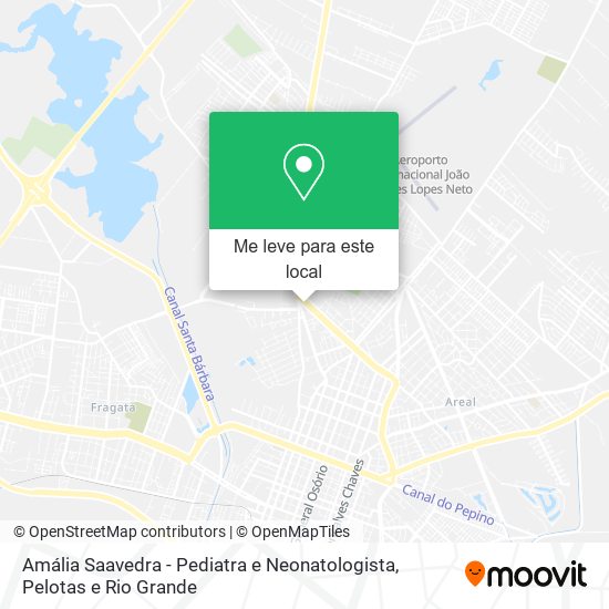 Amália Saavedra - Pediatra e Neonatologista mapa