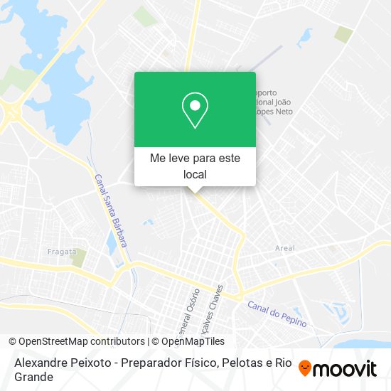 Alexandre Peixoto - Preparador Físico mapa