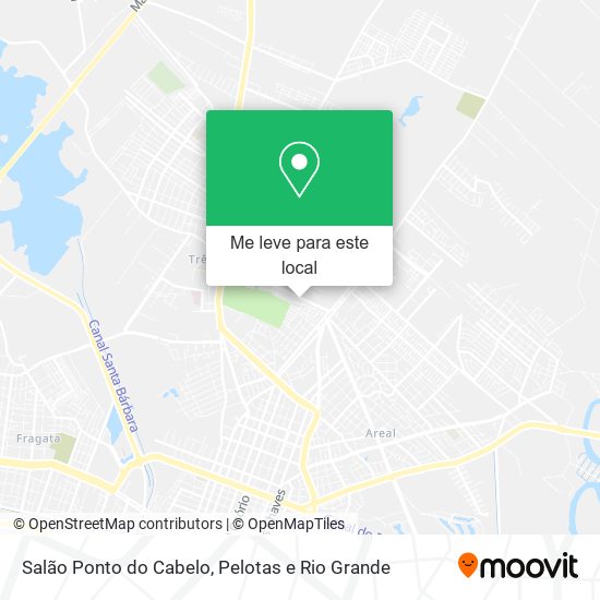 Salão Ponto do Cabelo mapa