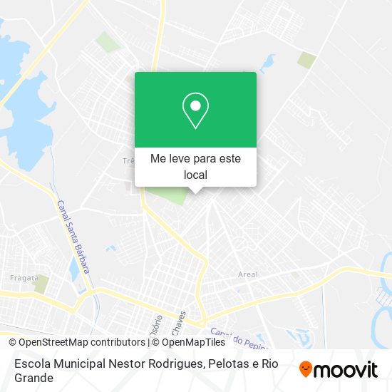 Escola Municipal Nestor Rodrigues mapa
